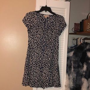 Unique back floral dress